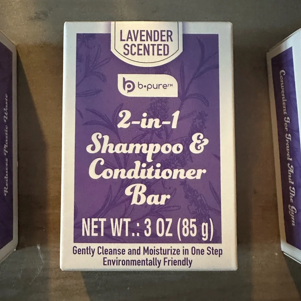 Lavender Scented 2 in 1 Shampoo and Conditioner Bar X3 NEW‎